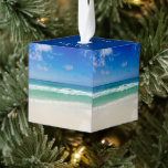 Adorno Cúbico Personalizado Florida City Beach Trip Foto Keepsak<br><div class="desc">Personalizar este cubo de fotos de la isla de Florida adorno de Navidad con tu fecha de viaje y ubicación en la ciudad o la playa. La hermosa fotografía de Destin Olas oceánicas decora los 4 lados de la bonito adorno de mantenimiento de vacaciones cuadradas.</div>