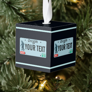 Adorno Cúbico Placa de licencia Oregon Sasquatch