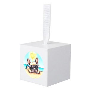 Adorno Cúbico Regalos de Bulldog de Francia