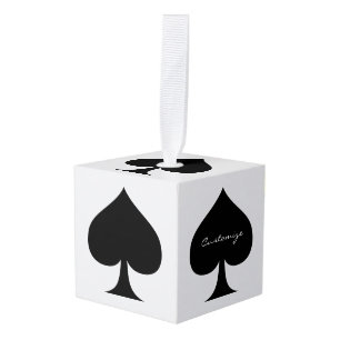 Adorno Cúbico Reina negra de espadas Black Thunder_Cove