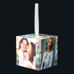 Adorno Cúbico romántico francia francia viaje paris eiffel tower<br><div class="desc">romántico francia francia viaje parís eiffel tower accesorios para casa. Accesorios decorativos de París.</div>