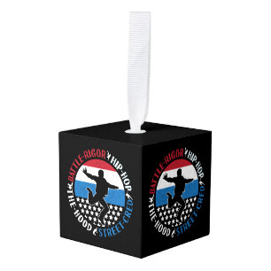 Adorno Cúbico Romper baile de baile Hip-Hop Boy