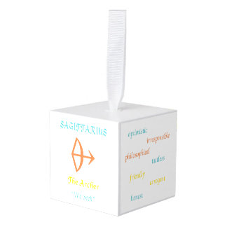 Adorno Cúbico Sagittarius Ornament