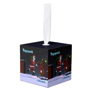 Adorno Cúbico Santa Claus - Bagsquatch
