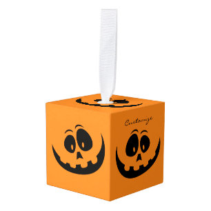 Adorno Cúbico Sonrisa de Jack O'lantern Thunder_Cove