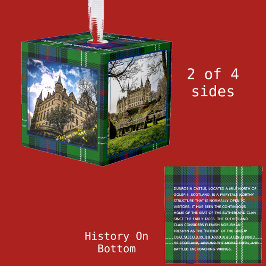 Adorno Cúbico Sutherland Scottish Clan Castle Tartán 4 Photo