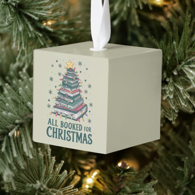 Adorno Cúbico Todo facturado para regalo de Navidades para amant (Árbol)