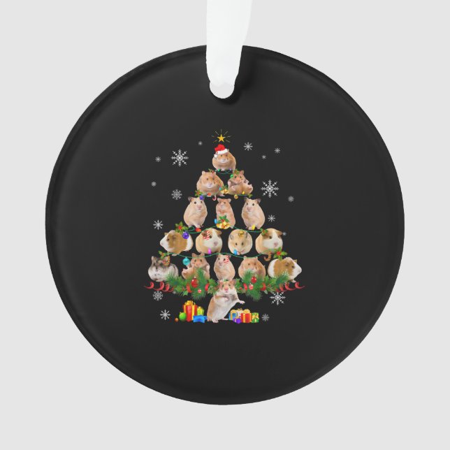 Adorno Cuidados Cerdos Árbol de Navidad Mascota Hamster L (Anverso)
