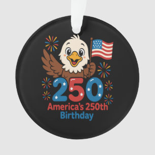 Adorno Cumpleaños 250 de América - Aniv 250 Años Bandera 