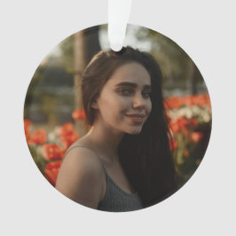 Adorno Custom Birthday Photo Keepsake Ornament