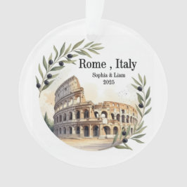 Adorno Custom Colosseum Wedding or Honeymoon Keepsake