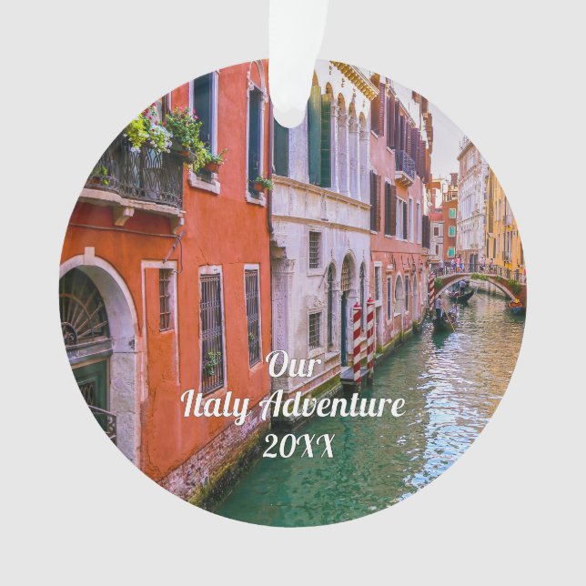 Adorno Custom Family Italy Trip Photo  (Anverso)