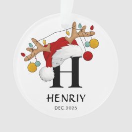 Adorno Custom Letter Name Christmas gift