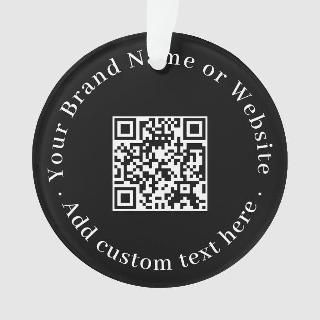 Adorno Custom QR Code Modern Business Promotional Design (Anverso)
