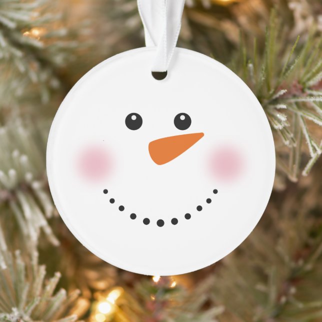 Adorno Cute Carrot Nose Snowman (Árbol)