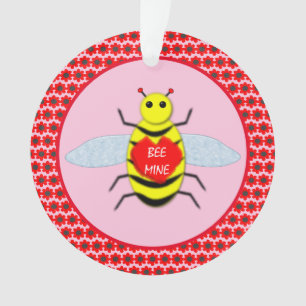 Adorno Cute Día de San Valentín Bee