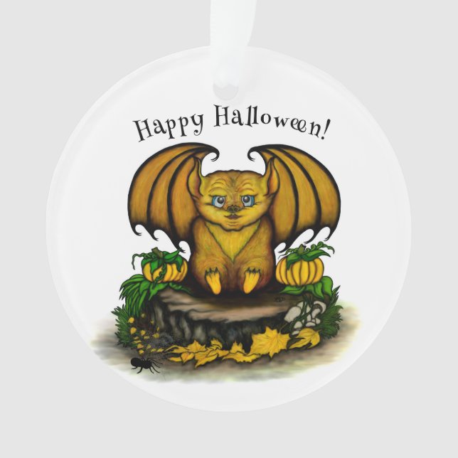 Adorno Cute Halloween Bat (Anverso)