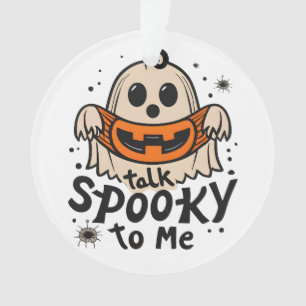 Adorno Cute Halloween Ghost Retro : Hablar Me Parecía