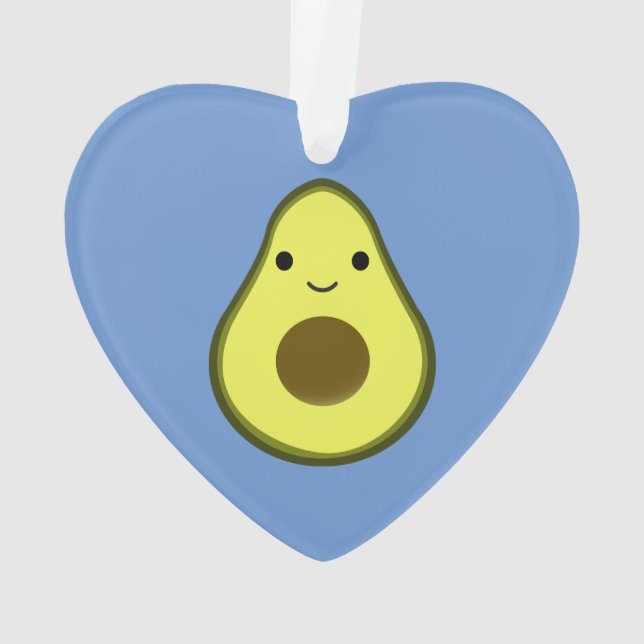 Adorno Cute Kawaii Aguacate (Reverso)
