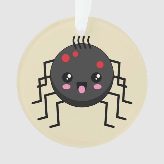 Adorno Cute Kawaii Spider (Anverso)
