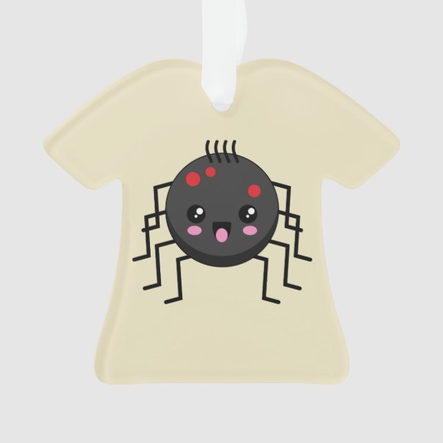 Adorno Cute Kawaii Spider (Anverso)
