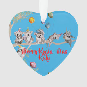 Adorno Cute Koala Koalas Feliz Navidad Koala-mus Chicas