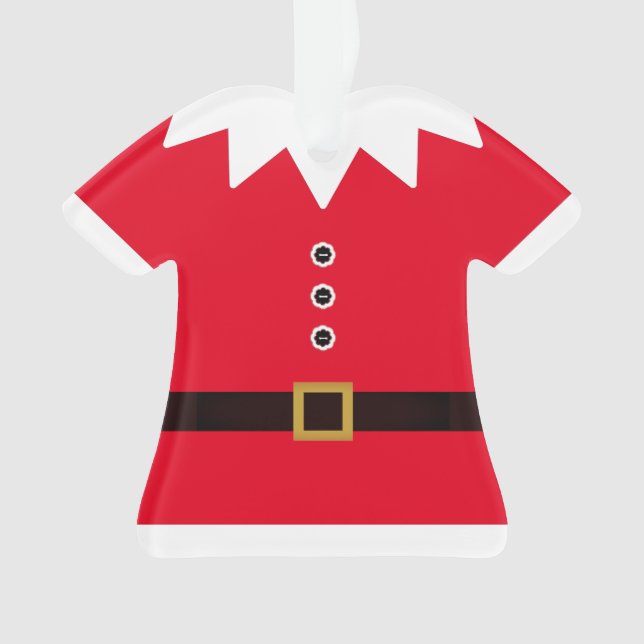 Adorno Cute Navidades Elf Suit Figurico Personalizado (Anverso)