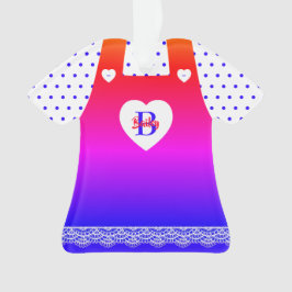 Adorno Cute Rainbow Pinafore Polka Dots