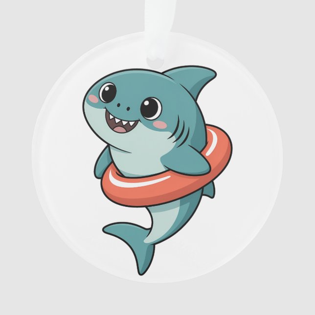 Adorno Cute Shark Baby With Float | Kids (Anverso)
