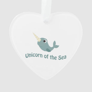 Adorno Cute Unicornio del Mar