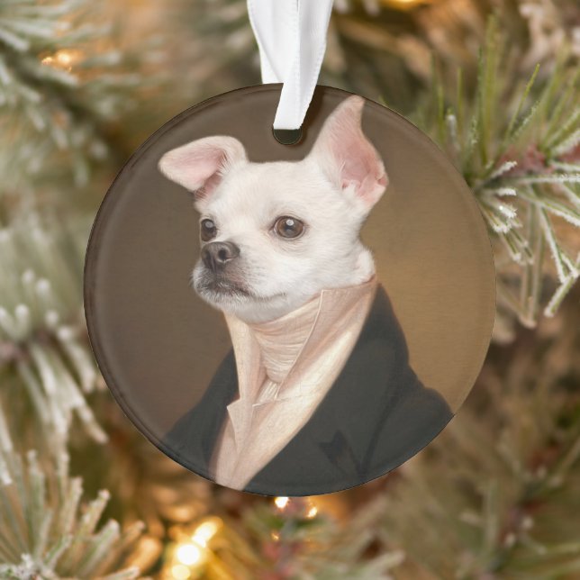 Adorno Cutest Baby Animals | Royal Chihuahua Portrait (Árbol)
