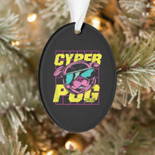 Adorno Cyber Pug Perro Pug de Guay