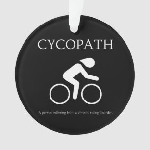 Adorno Cycopath, me encantan las bicicletas Novedad diver