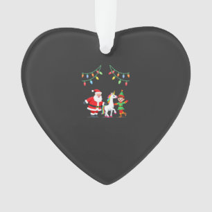 Adorno Dabbing Santa Elfo Unicornio Navidad Niños Chicos 