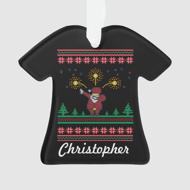 Adorno Dabbing Santa Ugly Navidad Sweet (Anverso)