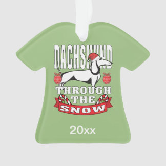 Adorno Dachshund Personalizado A Través De La Fiesta De L