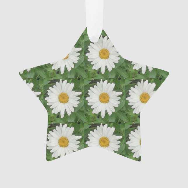 Adorno Daisy blanco (Anverso)