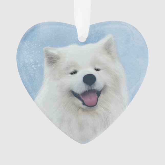 Adorno Daisy el samoyed (Anverso)