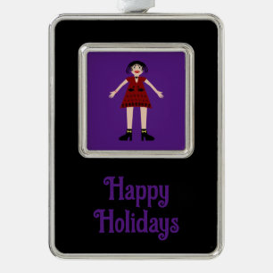 Adorno Dama de vampiros gótica de Halloween