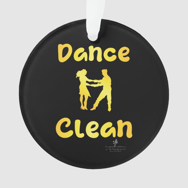 Adorno Dance Clean Golden Brass Round (Anverso)