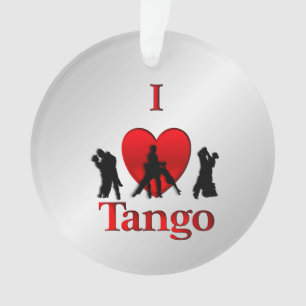 Adorno Danza del tango del corazón