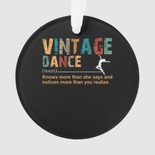 Adorno Danza Vintage Dance Definition Dance Lover Gift
