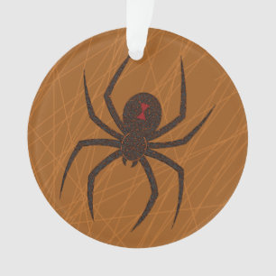 Adorno de acrílico de la telaraña de la araña