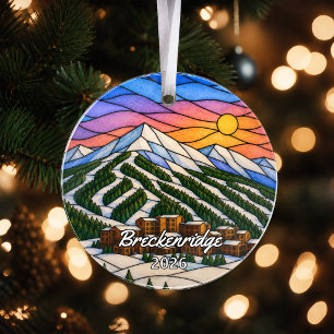 Adorno de acrílico personalizado de Breckenridge,
