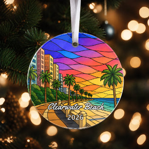 Adorno de Acrílico Personalizado de Clearwater Bea
