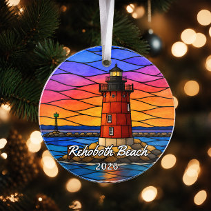 Adorno de acrílico personalizado de Rehoboth Beach