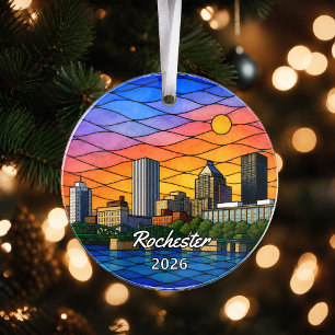 Adorno de acrílico personalizado de Rochester, Ne 