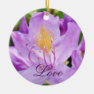 Adorno de amor Lila Llavender Adornos de árbol