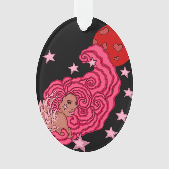 Adorno de Ángel de Luna de Sangre (Anverso)