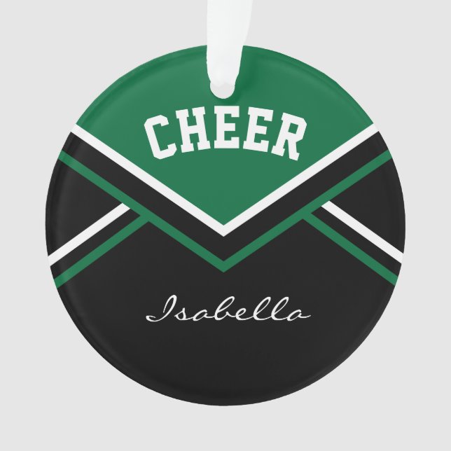Adorno 📣 de animador verde oscuro 💖 Cheer
